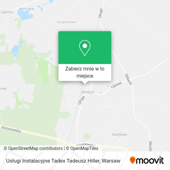 Mapa Usługi Instalacyjne Tadex Tadeusz Hiller