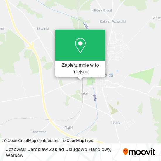 Mapa Jezowski Jaroslaw Zaklad Uslugowo Handlowy