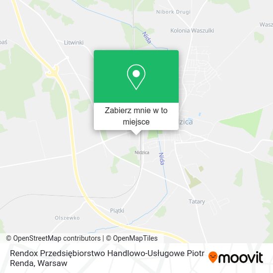 Mapa Rendox Przedsiębiorstwo Handlowo-Usługowe Piotr Renda