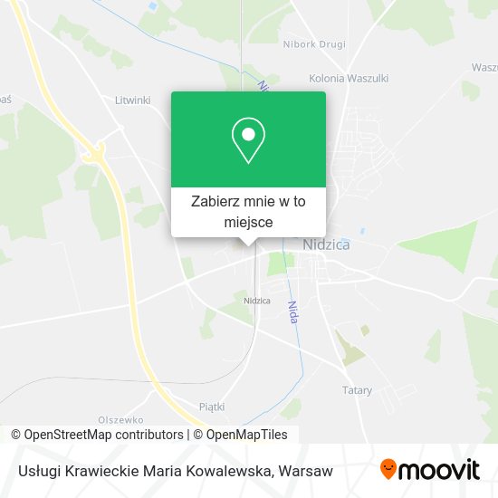 Mapa Usługi Krawieckie Maria Kowalewska