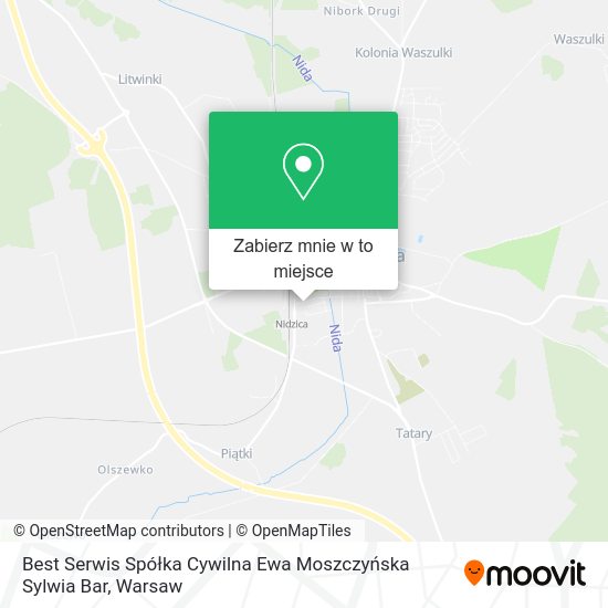 Mapa Best Serwis Spółka Cywilna Ewa Moszczyńska Sylwia Bar