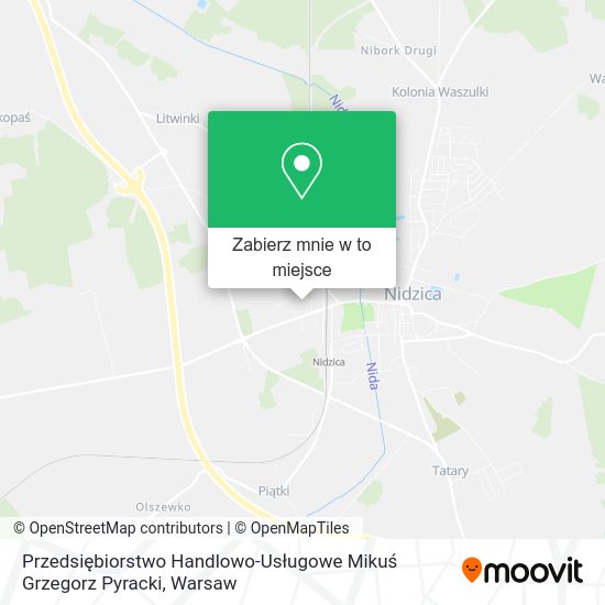 Mapa Przedsiębiorstwo Handlowo-Usługowe Mikuś Grzegorz Pyracki