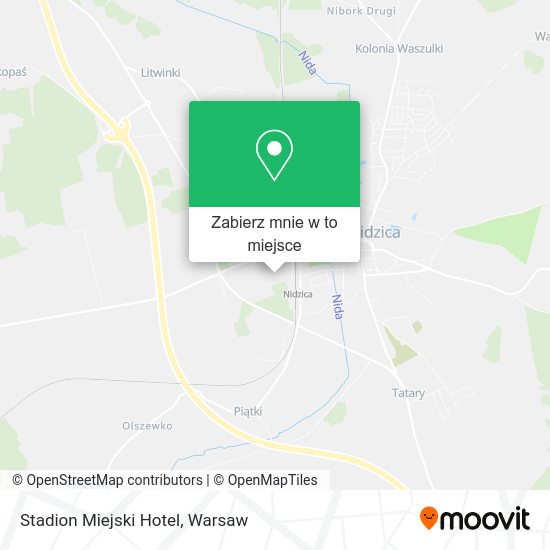 Mapa Stadion Miejski Hotel