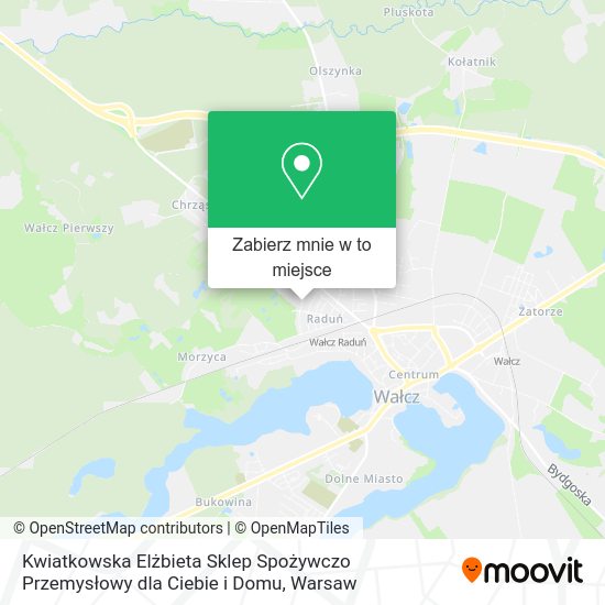 Mapa Kwiatkowska Elżbieta Sklep Spożywczo Przemysłowy dla Ciebie i Domu