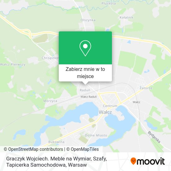 Mapa Graczyk Wojciech. Meble na Wymiar, Szafy, Tapicerka Samochodowa