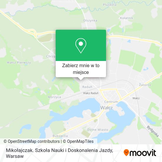 Mapa Mikołajczak. Szkoła Nauki i Doskonalenia Jazdy