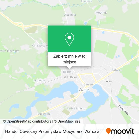 Mapa Handel Obwoźny Przemysław Mocydlarz