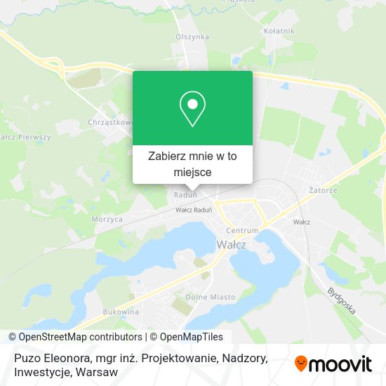 Mapa Puzo Eleonora, mgr inż. Projektowanie, Nadzory, Inwestycje