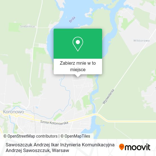 Mapa Sawoszczuk Andrzej Ikar Inżynieria Komunikacyjna Andrzej Sawoszczuk