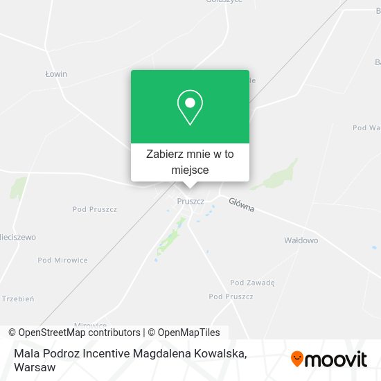 Mapa Mala Podroz Incentive Magdalena Kowalska