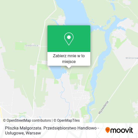 Mapa Pliszka Małgorzata. Przedsiębiorstwo Handlowo - Usługowe