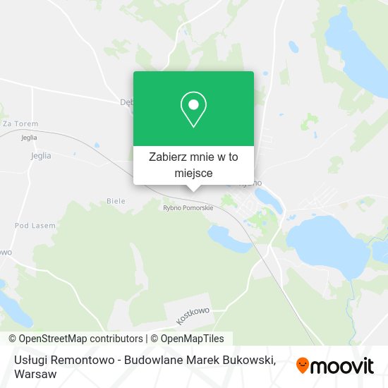 Mapa Usługi Remontowo - Budowlane Marek Bukowski