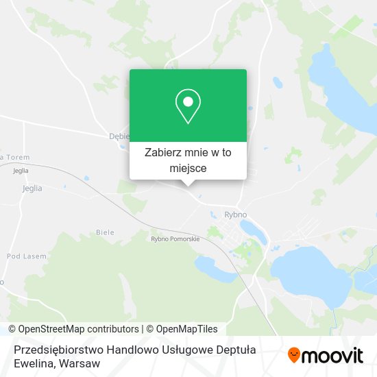 Mapa Przedsiębiorstwo Handlowo Usługowe Deptuła Ewelina