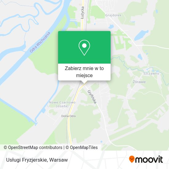 Mapa Usługi Fryzjerskie