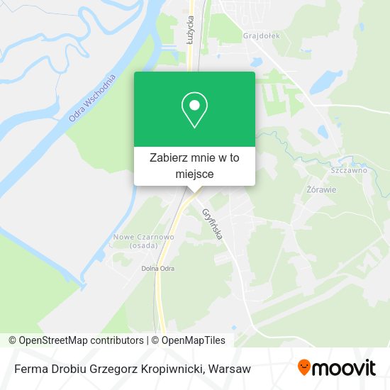 Mapa Ferma Drobiu Grzegorz Kropiwnicki