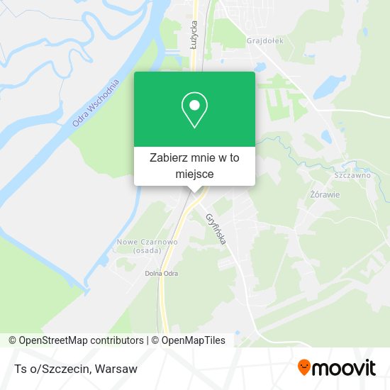 Mapa Ts o/Szczecin