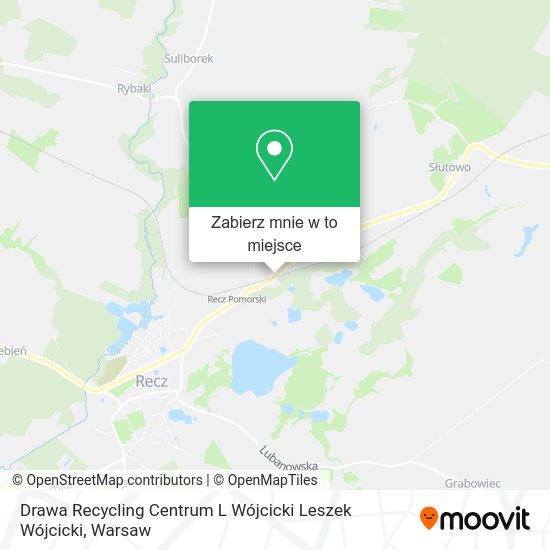 Mapa Drawa Recycling Centrum L Wójcicki Leszek Wójcicki