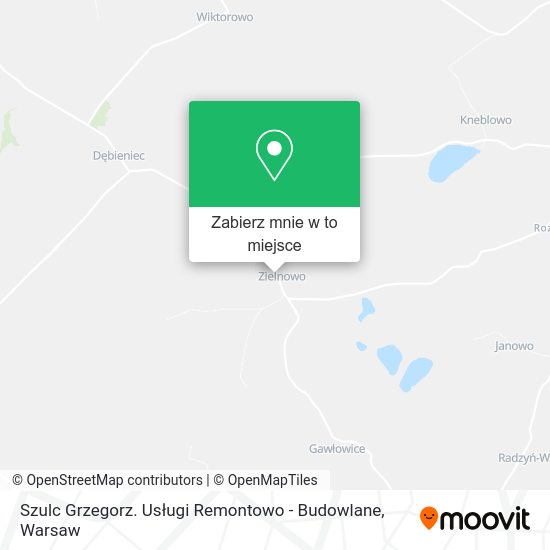 Mapa Szulc Grzegorz. Usługi Remontowo - Budowlane