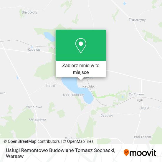 Mapa Usługi Remontowo Budowlane Tomasz Sochacki