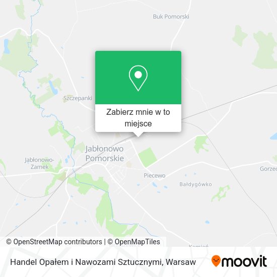 Mapa Handel Opałem i Nawozami Sztucznymi