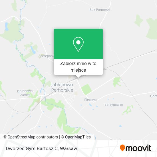 Mapa Dworzec Gym Bartosz C