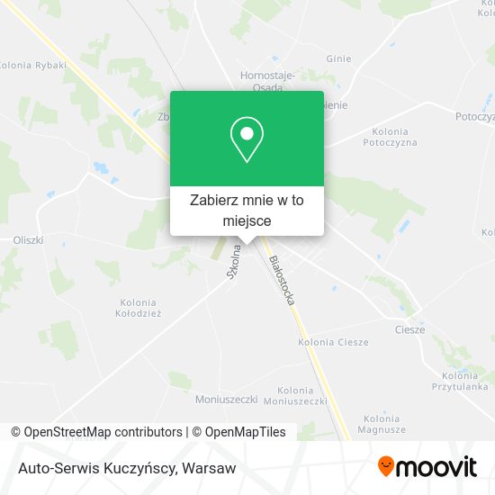 Mapa Auto-Serwis Kuczyńscy