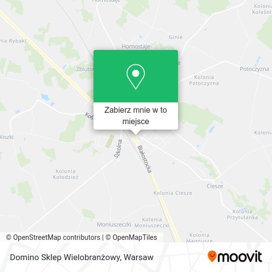 Mapa Domino Sklep Wielobranżowy