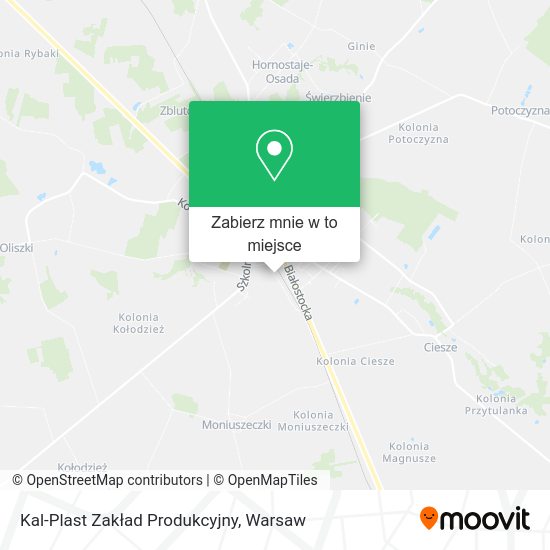 Mapa Kal-Plast Zakład Produkcyjny