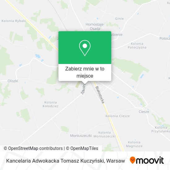 Mapa Kancelaria Adwokacka Tomasz Kuczyński