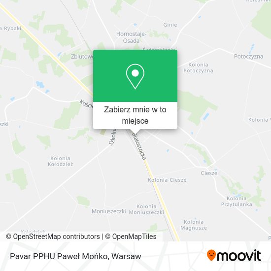 Mapa Pavar PPHU Paweł Mońko