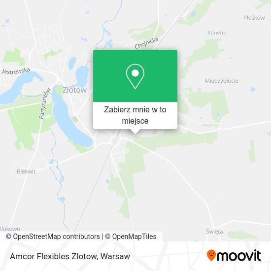 Mapa Amcor Flexibles Zlotow