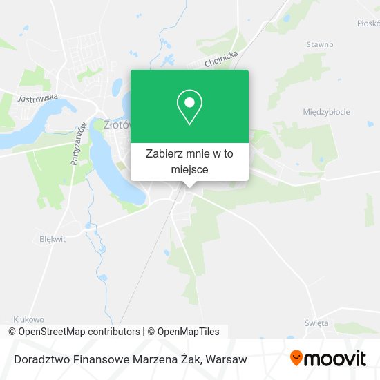 Mapa Doradztwo Finansowe Marzena Żak