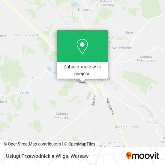 Mapa Uslugi Przewodnickie Wilga