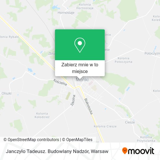 Mapa Janczyło Tadeusz. Budowlany Nadzór