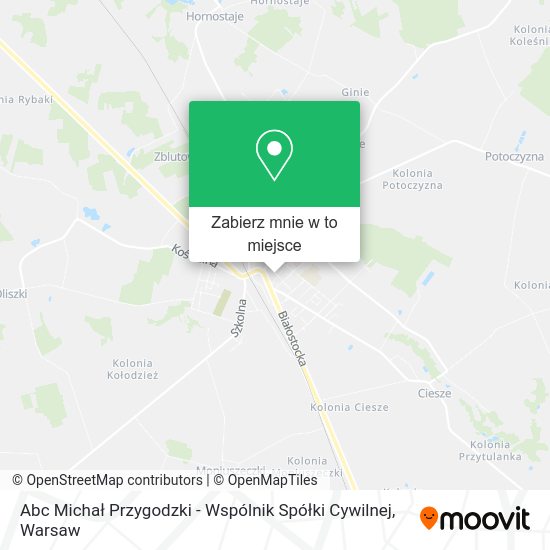 Mapa Abc Michał Przygodzki - Wspólnik Spółki Cywilnej