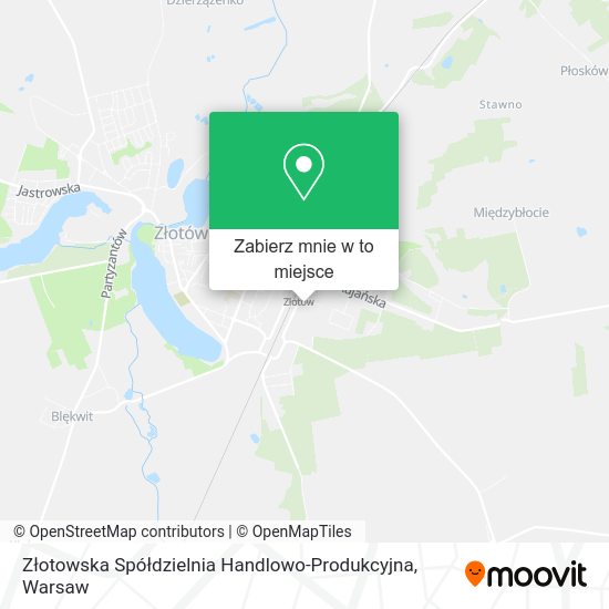 Mapa Złotowska Spółdzielnia Handlowo-Produkcyjna