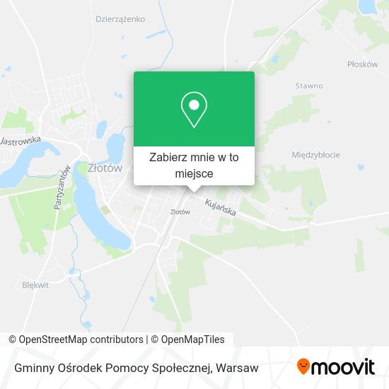 Mapa Gminny Ośrodek Pomocy Społecznej