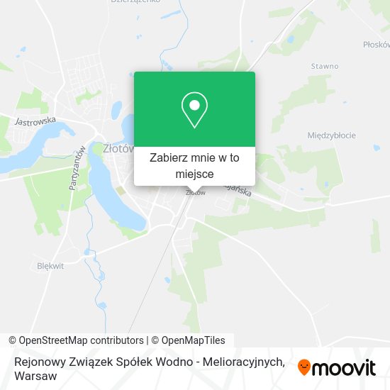 Mapa Rejonowy Związek Spółek Wodno - Melioracyjnych