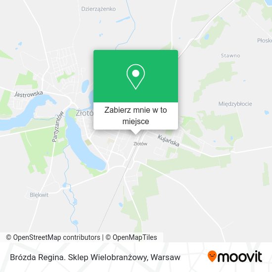 Mapa Brózda Regina. Sklep Wielobranżowy