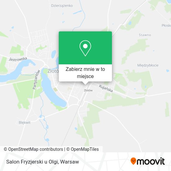 Mapa Salon Fryzjerski u Olgi