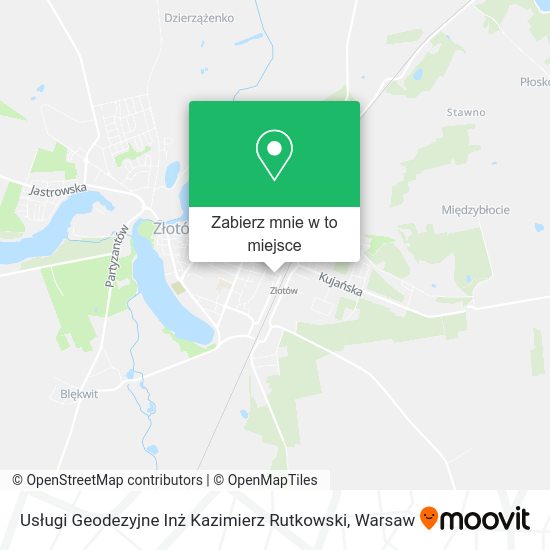 Mapa Usługi Geodezyjne Inż Kazimierz Rutkowski