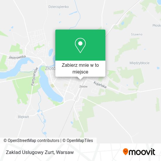 Mapa Zaklad Uslugowy Zurt