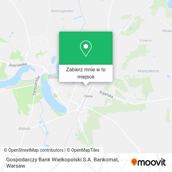 Mapa Gospodarczy Bank Wielkopolski S.A. Bankomat