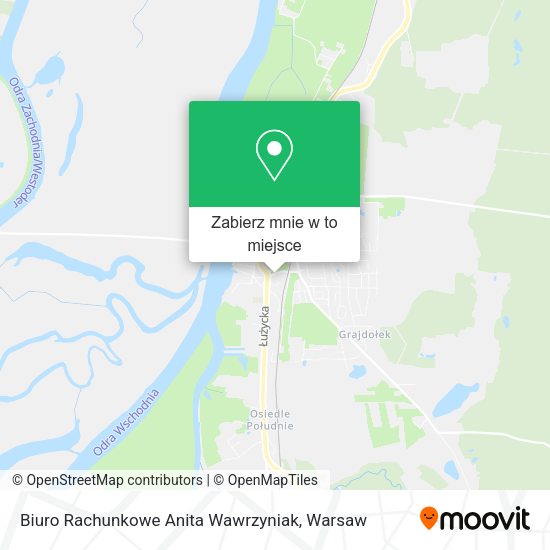 Mapa Biuro Rachunkowe Anita Wawrzyniak