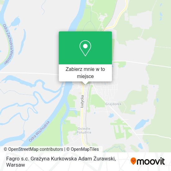 Mapa Fagro s.c. Grażyna Kurkowska Adam Żurawski