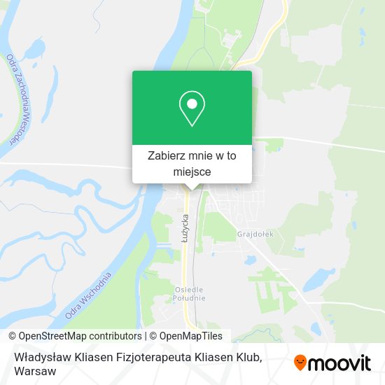 Mapa Władysław Kliasen Fizjoterapeuta Kliasen Klub