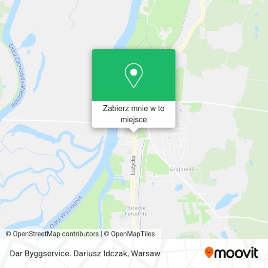 Mapa Dar Byggservice. Dariusz Idczak