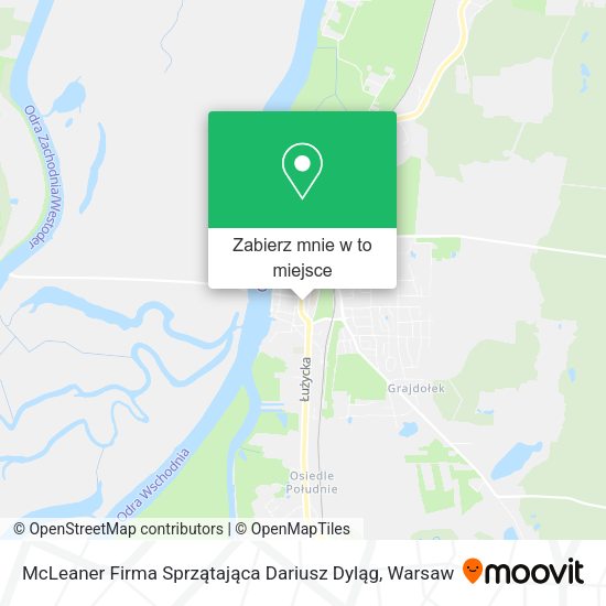 Mapa McLeaner Firma Sprzątająca Dariusz Dyląg