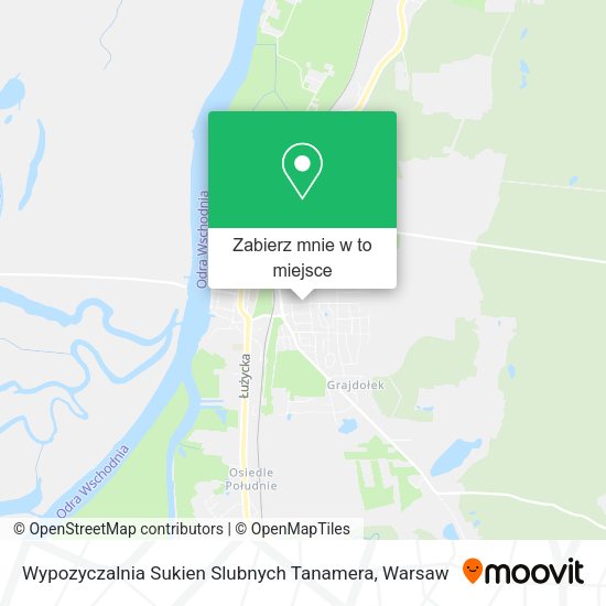 Mapa Wypozyczalnia Sukien Slubnych Tanamera