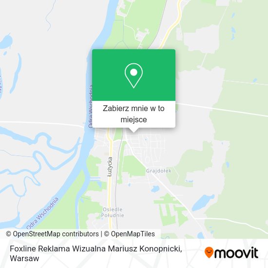 Mapa Foxline Reklama Wizualna Mariusz Konopnicki